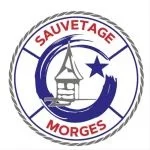 Logo de l'association de sauvetage Morges avec tour et étoile.